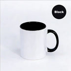 Heat transfer cup 11 oz Interior color painted cup